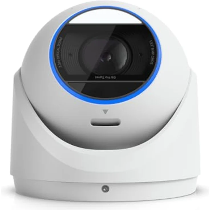 Ubiquiti G6 Pro Turret White, Netzwerkkamera mit 3840 x 2160 Pixels, 360° Drehungswinkel und Nachtsichtfunktion, Weiss – Bild 3