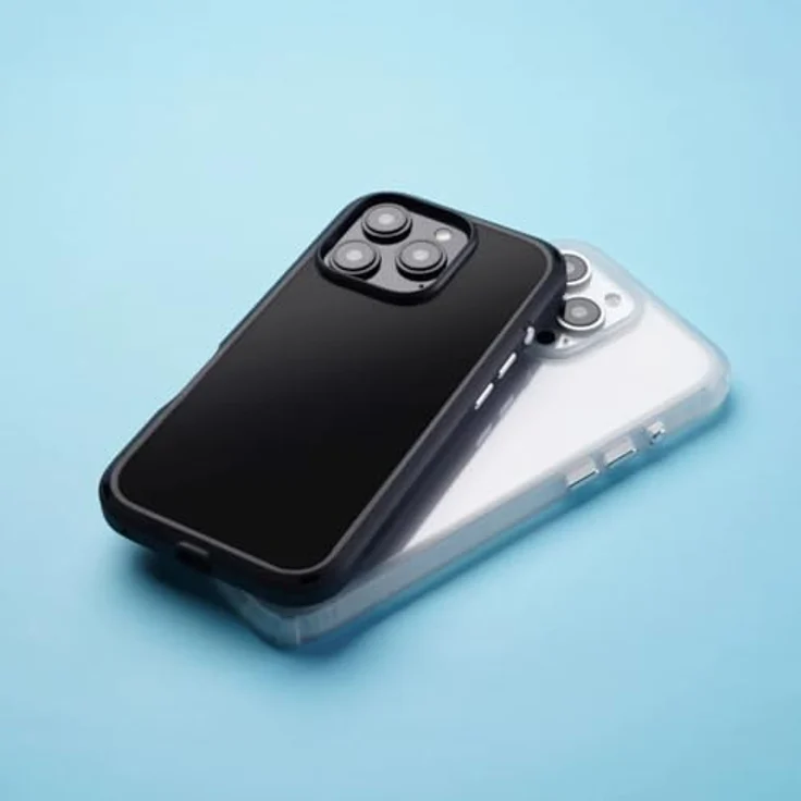 Catalyst Influence iPhone 16 Pro Max Hülle – Durchsichtige, sturzfeste Hülle mit erhöhten Kanten, rutschfestem Griff und Schlüsselbandbefestigung – Mitternachtsschwarz – Bild 5