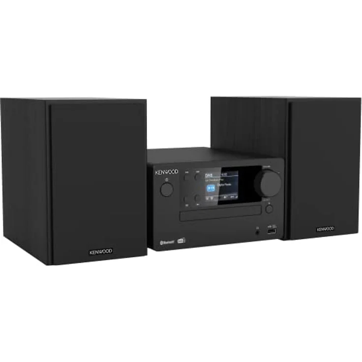 KENWOOD M-725DAB-B - Micro HiFi-System mit DAB+, CD, USB, Bluetooth und TFT-Display, Midnight Black – Bild 4