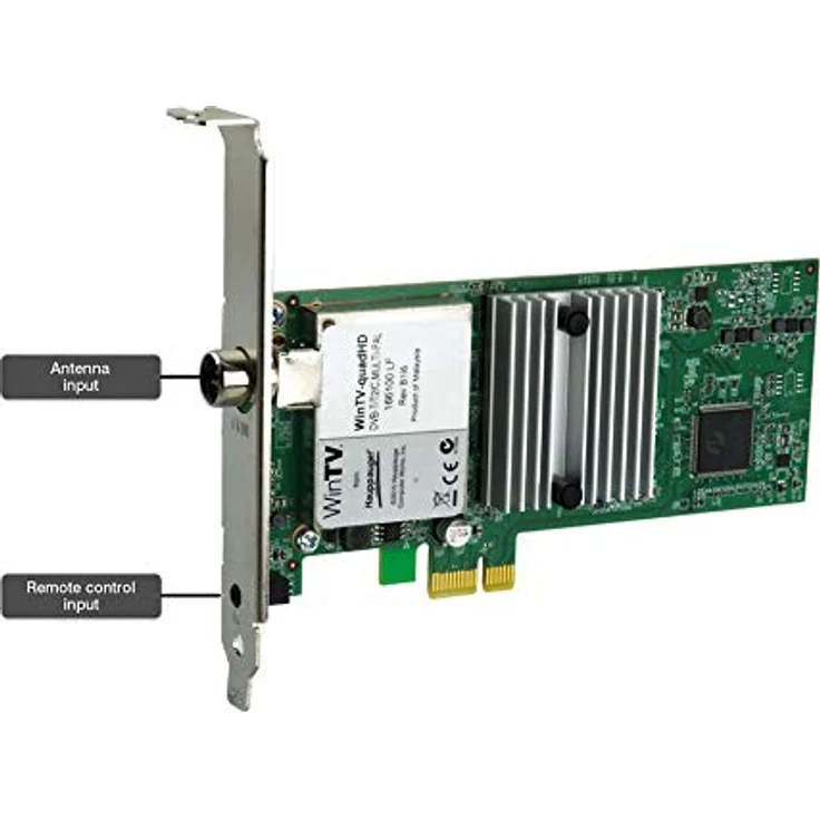 Hauppauge WinTV-quadHD - 01607 - HD PCI-Express Karte (DVB-T-T2 und DVB-C, bis zu vier verschiedene TV-Sender gleichzeitig anschauen oder aufzeichnen) – Bild 4