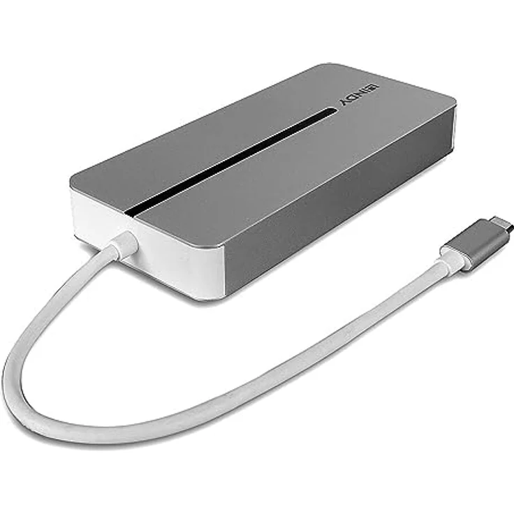 LINDY 43360 DST-Mx Duo USB C Laptop/MacBook Mini Dockingstation – 2X HDMI 4K@60Hz, PD 3.0 100W, USB 3.2 Gen 1, Gigabit Ethernet, Audio, HDCP2.2,>Thunderbolt 3, Display, Festplatte, Printer, Webcam – Bild 2