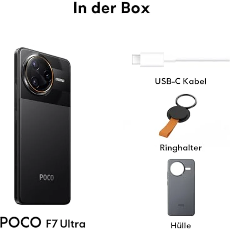 Xiaomi Poco F7 Ultra Smartphone, 12+256GB, Gelb, 50MP Kamera, 120Hz AMOLED Display, Snapdragon Prozessor, 5300mAh Akku, Dual-SIM – Bild 5