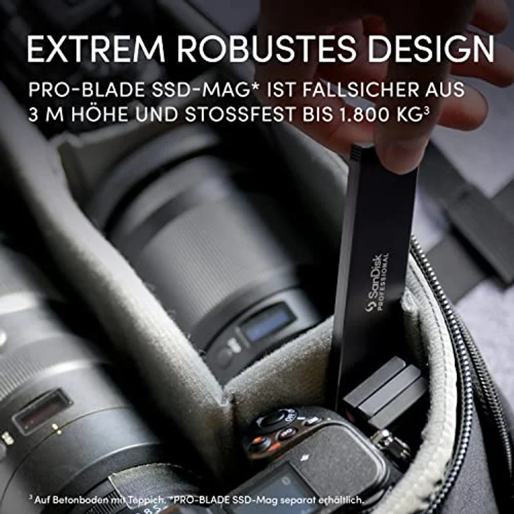 SanDisk Professional PRO-BLADE - Speichergehäuse mit Kühlkörper - USB 3.2 (Gen 2x2) – Bild 6