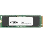 Crucial E100 Gen4 2280, 2TB NVMe PCIe M.2 SSD mit Lesegeschwindigkeit bis zu 5.000 MB/s und Schreibgeschwindigkeit bis zu 4.500 MB/s