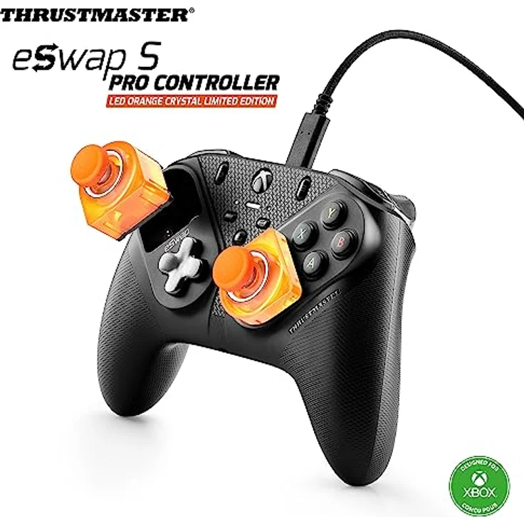Thrustmaster ESWAP S PRO CONTROLLER LED ORANGE CRYSTAL LIMITED EDITION, Offiziell Lizenziert für Xbox Series X|S – Exklusiv bei AMAZON – Bild 4