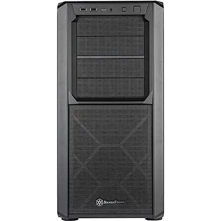 Silverstone SETA D1, Mid-Tower-ATX-Gehäuse, Unterstützung für Motherboards bis SSI-EEB, Umfassende Speicherleistung, SST-SED1-B – Bild 2