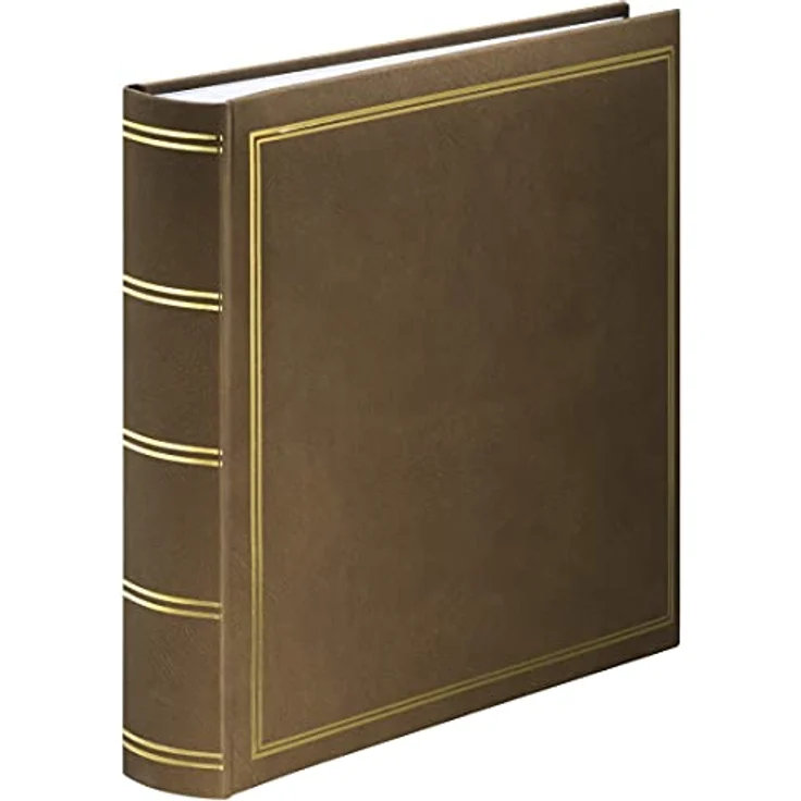 Hama Jumbo-Album London, 30x30 cm, 80 weiße Seiten, Braun – Bild 2