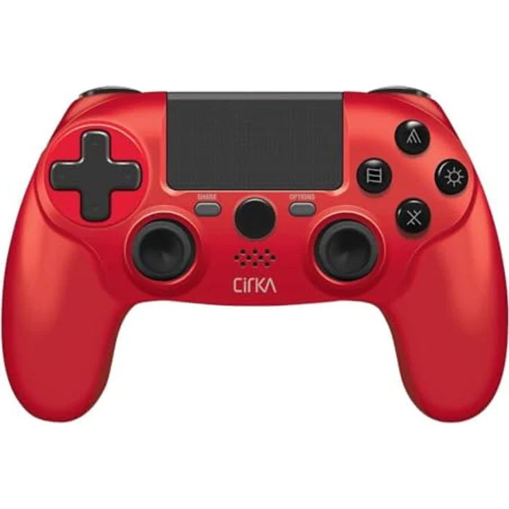 Hyperkin Nuforce Wireless Controller, Gaming Controller für PS4/PC/Mac, rot – Bild 1