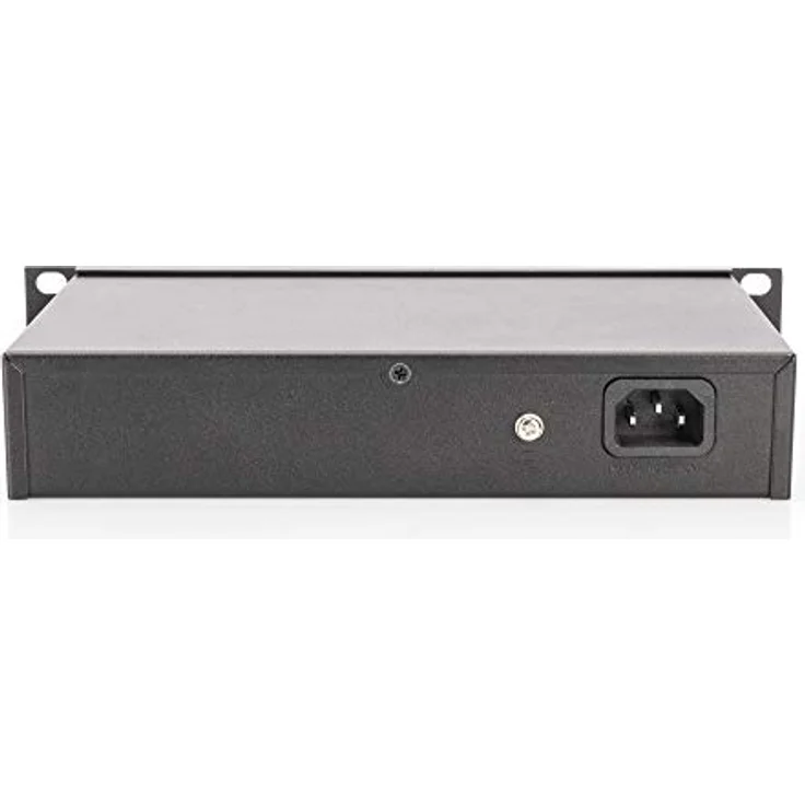 DIGITUS Gigabit Ethernet Netzwerk-Switch - 10 Zoll - 8 Ports - Unmanaged - Backplane 16 Gbps - Auto MDI-MDI-X - Schwarz – Bild 3