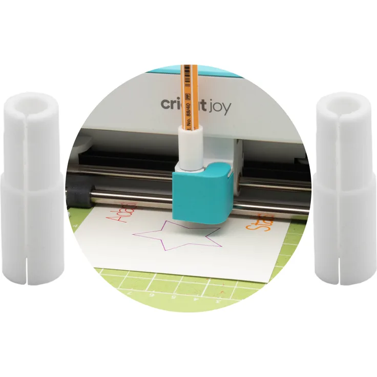 TSB Werk 2x Stiftehalter Stabilo Cricut Joy Adapter, stabiler Stifteadapter für STABILO 68/88, Weiß