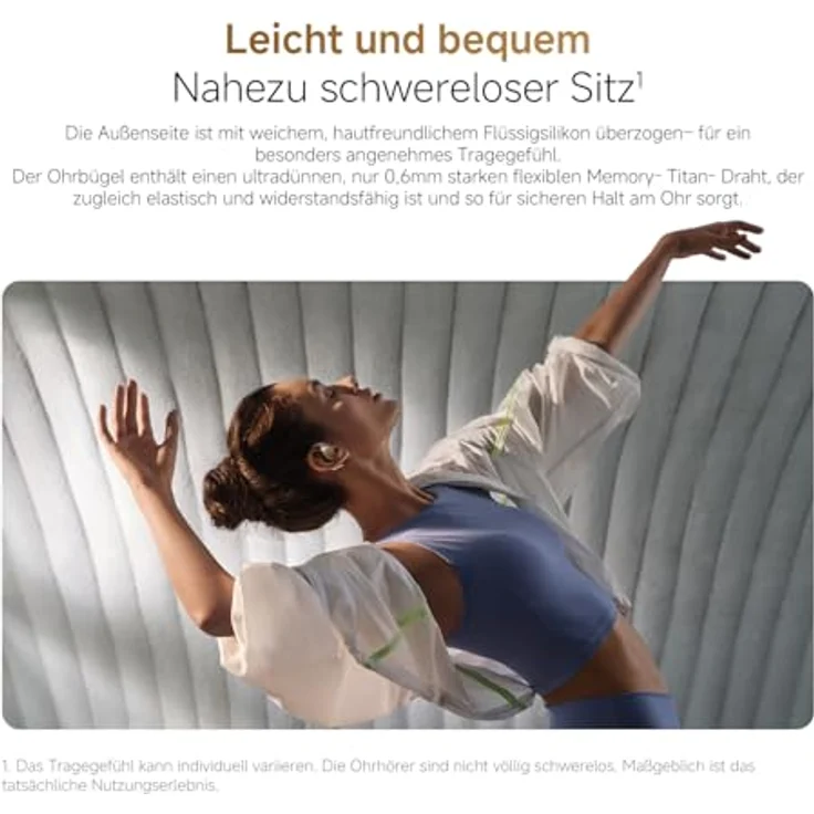 Xiaomi OpenWear Stereo Pro, Kopfhörer in Titan Gray mit hochwertigem Stereo-Sound – Bild 4