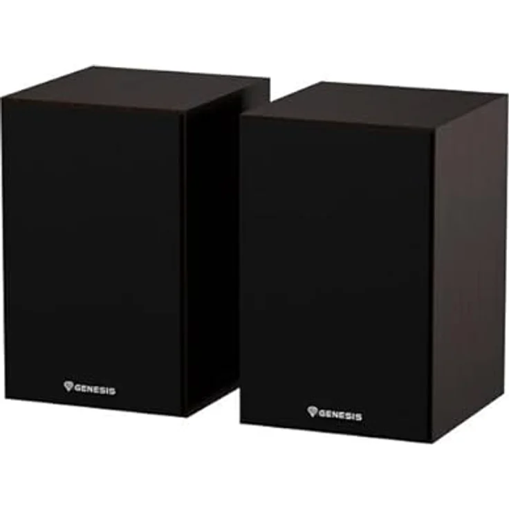 Genesis Arsen 302BT, Bluetooth Lautsprecher 2.0 mit 20W RMS, MDF Holzgehäuse, Bassreflex, Höhen- & Lautstärkeregler, Schwarz – Bild 2