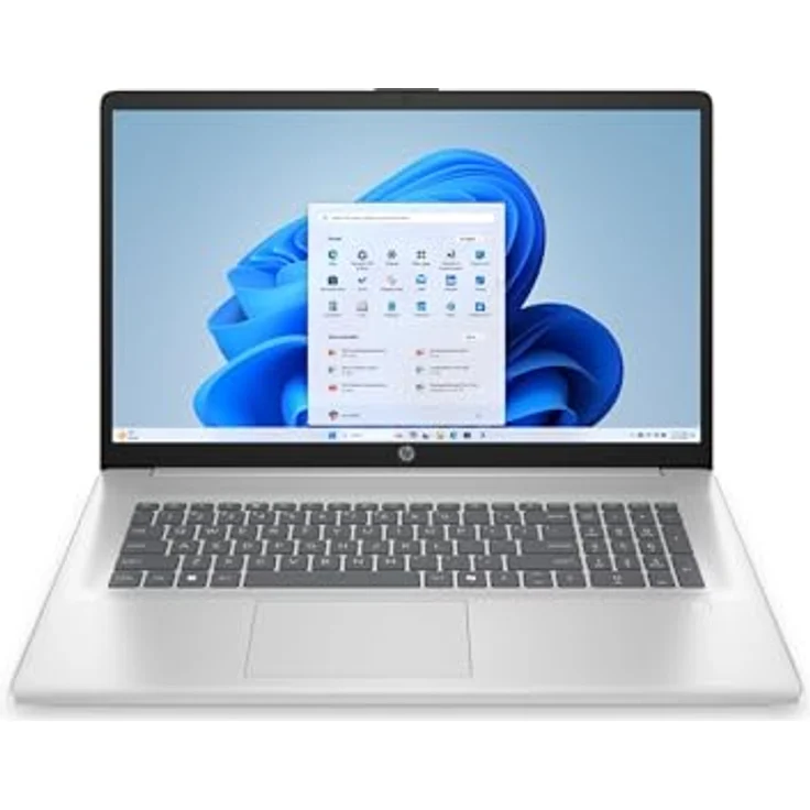 HP 17-cp2057ng, 17,3 Zoll Notebook mit AMD Ryzen 5 7520U, 1000 GB SSD, 16 GB RAM, Silber – Bild 3