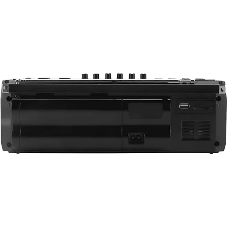 Soundmaster DAB+/FM Retro Radiokassettenrekorder SRR80TI, USB/SD, BT, Tragbares Radio mit Bluetooth, Silberfarben – Bild 3