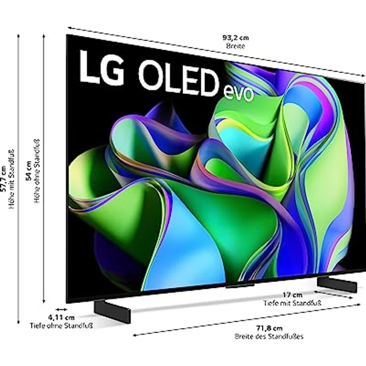 LG OLED42C37LA TV 106 cm (42 Zoll) OLED evo Fernseher (Smart TV, Filmmaker Mode, 120 Hz) [Modelljahr 2023] – Bild 3