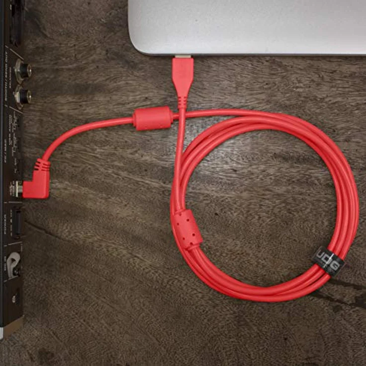 UDG GEAR Kabel USB 2.0 (A-B) – High-Speed-Audio-optimiertes USB 2.0 A-Stecker auf B-Stecker., rot, 1 m – Bild 3