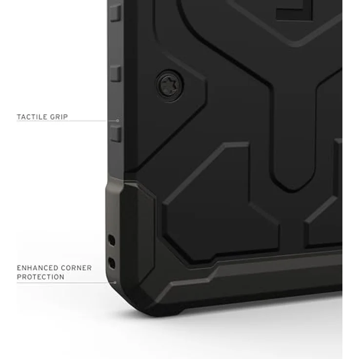 URBAN ARMOR GEAR Pathfinder MS Case für Samsung Galaxy S26 Ultra, sturzfest mit 5,5m Fallschutz, Magnetring, Wireless Charging kompatibel, schwarz – Bild 5