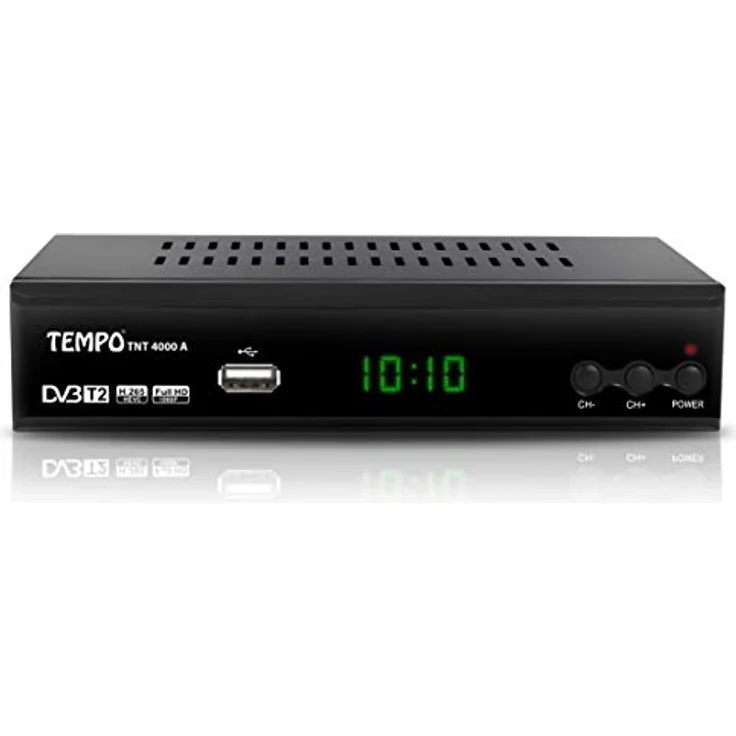 hd-line Tempo 4000 A DVBT2 Receiver Full HD 1080P 4K für TV (HEVC/H.265 HDMI SCART, USB 2.0, DVBT-2, DVB-T2, DVB T2, DVBT 2), Reciver, Resiver, Empfänger, Schwarz, tmp4000 – Bild 5