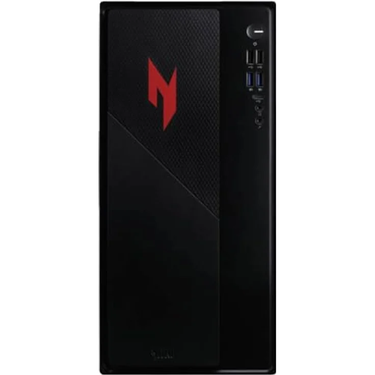 Acer Nitro 20 N20-101, Gaming Desktop-PC mit Intel Core i5 210H, NVIDIA RTX 5060, 16 GB RAM und 512 GB SSD, Schwarz, Windows 11 Home – Bild 4