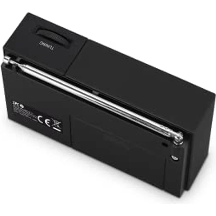 SPC Jetty Lite Tragbares Digitalradio, AM/FM, externes Antennensystem, Schwarz/Grau – Bild 3