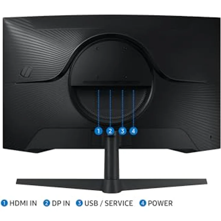 Samsung Odyssey G55C (27“) QHD Gaming Monitor, 27" Schwarz – Bild 5