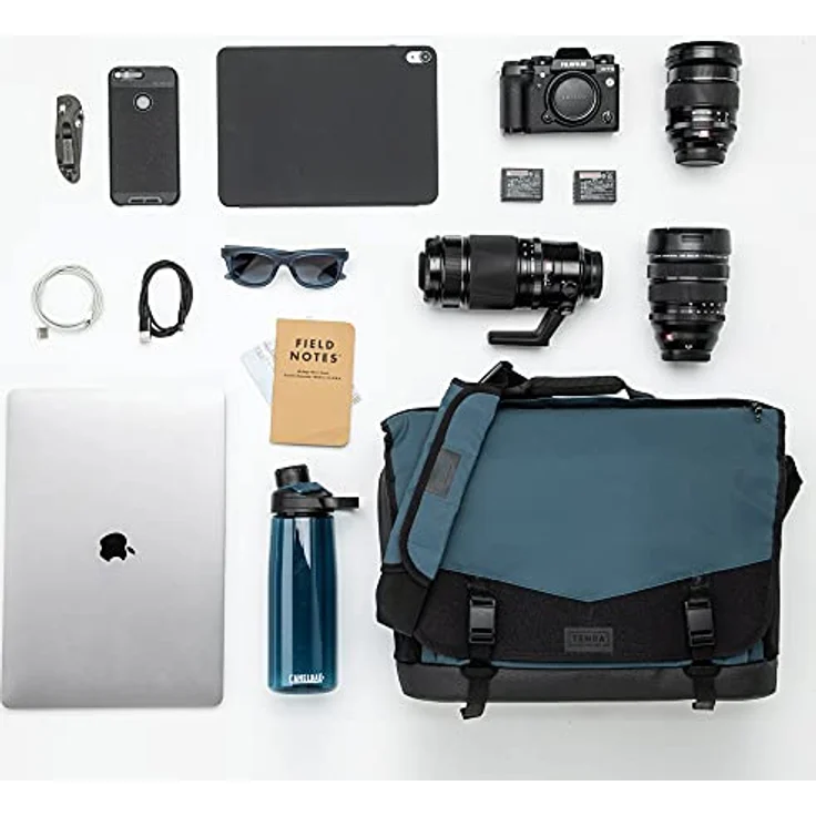 Tenba DNA 16 Slim Messenger Bag für spiegellose und DSLR-Kameras und Objektive - Blau (638-575) - Preisvergleich – Bild 3