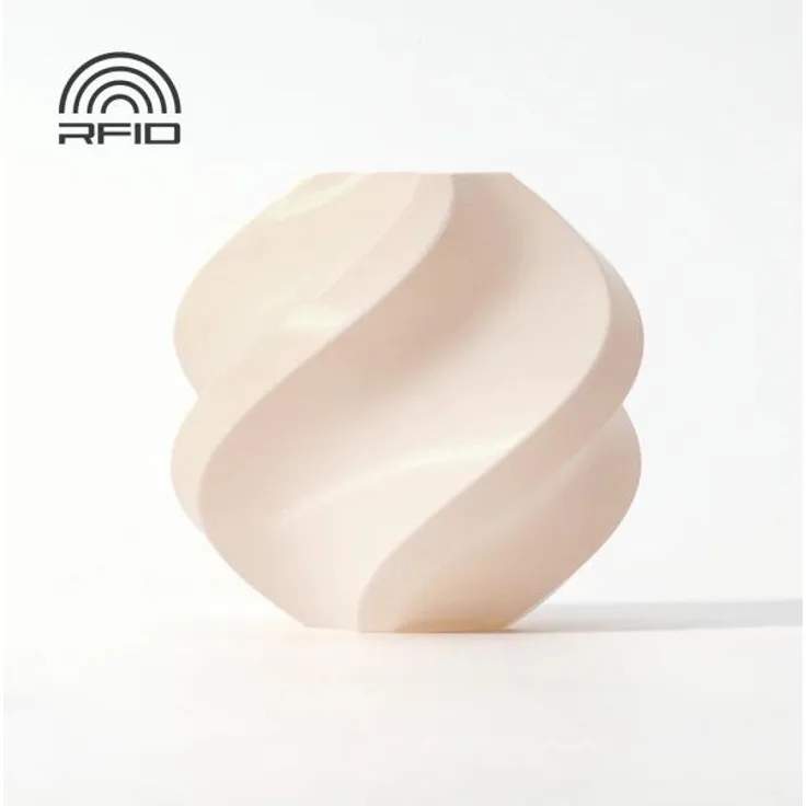 Bambu Lab PLA Basic Refill - Beigefarben, 1.75mm, 1000g, spulenlose Version mit RFID für intelligentes Drucken