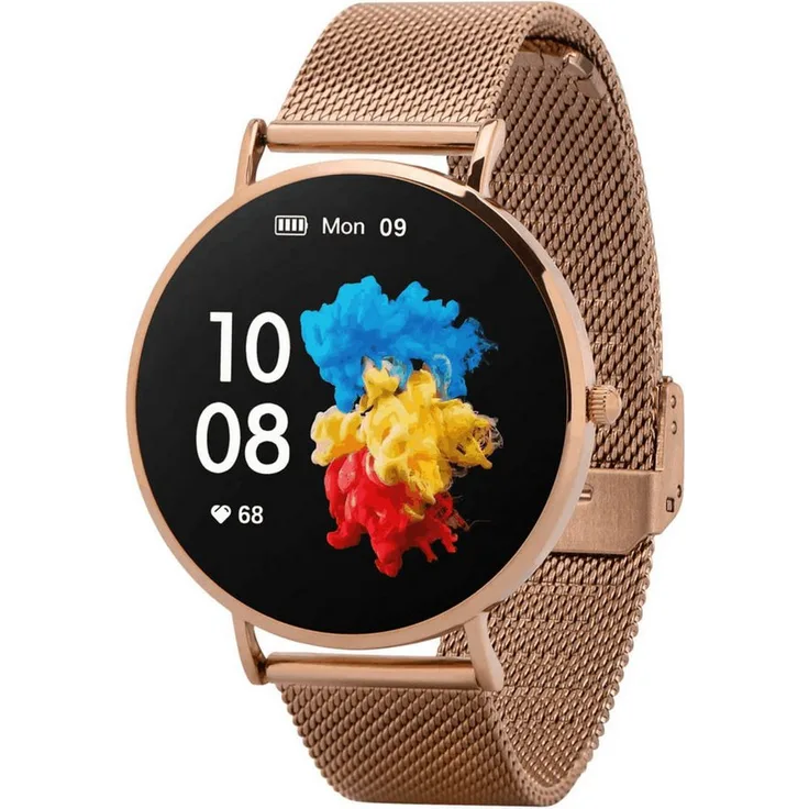 GARETT Garett Verona Smartwatch (Gold/Stahl) Smartwatch