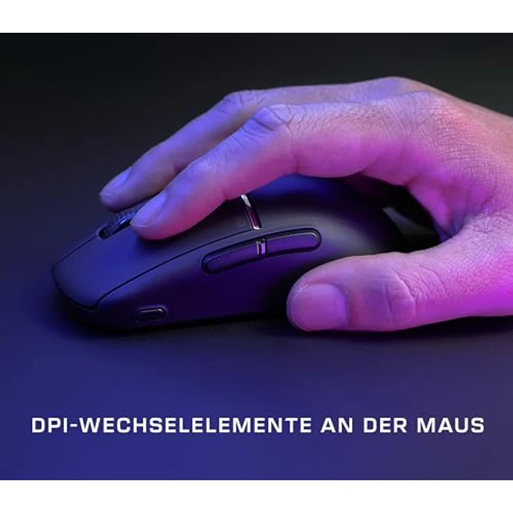 Turtle Beach BURST II PRO, Kabellose E-Sport-Gaming-Maus mit 8.000 Hz Abtastrate, Owl-Eye Sensor 30.000 DPI, Titan Optical Switches, Schwarz – Bild 8
