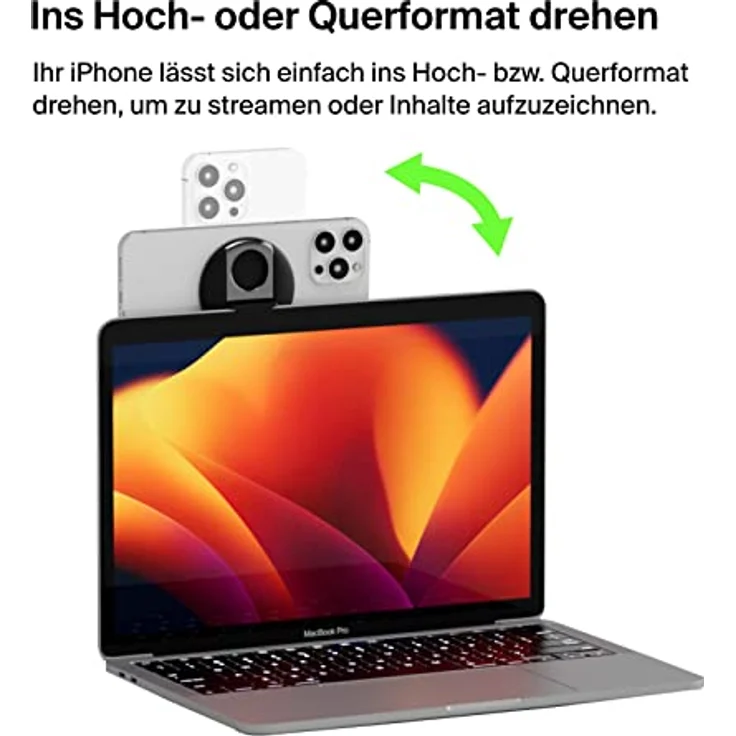 Belkin iPhone Mount with MagSafe for Mac Black – Bild 6