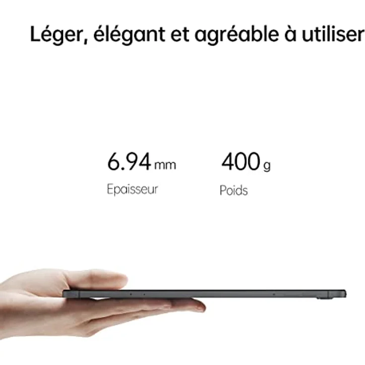 Oppo Pad Air WLAN-Tablet, 2K-Display, 10,4 Zoll, 4 GB+64 GB, Akku 7100 mAh, Schnellladung 18 W-Grau, 64GB – Bild 3
