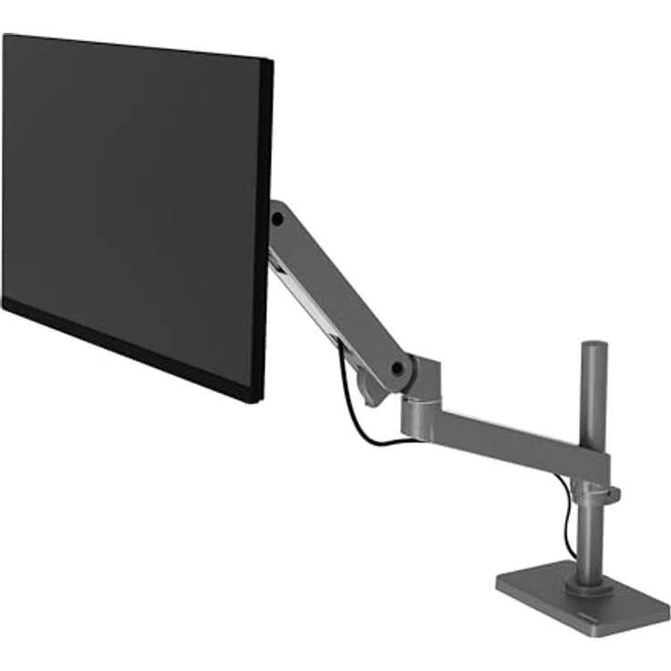 Ergotron LX Pro Monitor Arm, hohe Säule, Tischhalterung für Monitore bis 34 Zoll, Constant Force Technologie, Grau – Bild 5