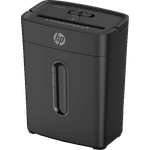 HP OneShred 6CC, Aktenvernichter mit Sicherheitsstufe P-4, 6 Blatt Schnittleistung, Schwarz
