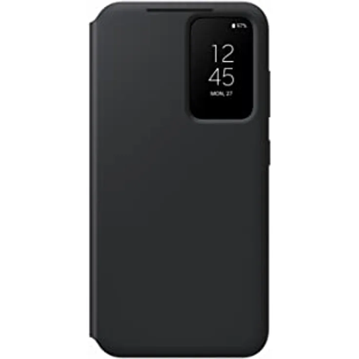 Samsung Smart View Wallet Smartphone Case EF-ZS911 für Galaxy S23, Handy-Hülle, Kartenfach, Sichtfenster, Black