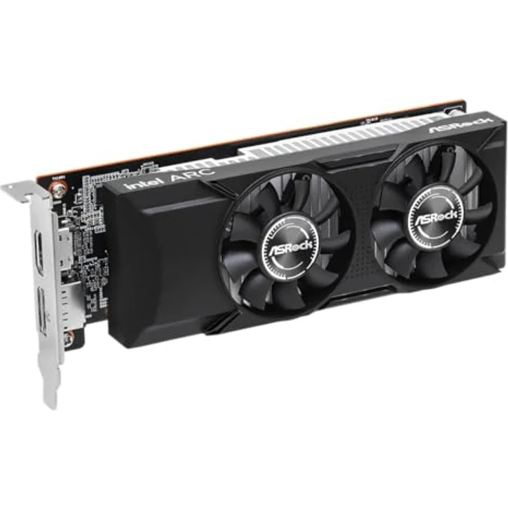 ASRock Low Profile Intel ARC A310 LP 4G, 4GB 64-bit GDDR6 Grafikkarte mit Intel Arc A310 Graphics, PCIe 4.0, schwarz – Bild 3