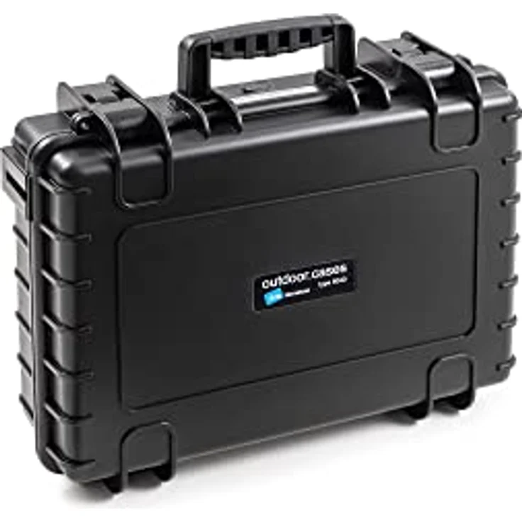 B&W International GmbH B&W Transportkoffer Outdoor - Typ 5040 Schwarz - mit Würfelschaum - wasserdicht nach IP67 Zertifizierung, staubdicht, bruchsicher und unverwüstlich – Bild 2