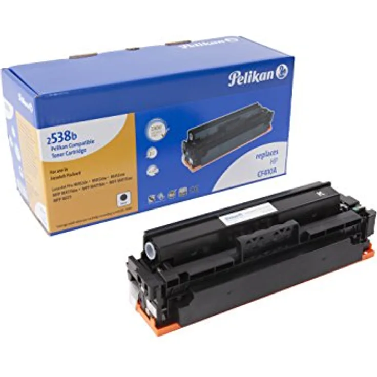 Pelikan 410A (BK), Toner mit exakter Farbwiedergabe, schwarz