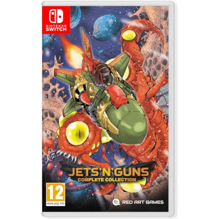 Red Art Games Jets'n'Guns Complete Collection, Nintendo Switch, 43 Level Kampagne, 2 Side-Scrolling-Shooter, lokaler Koop-Modus – Bild 1