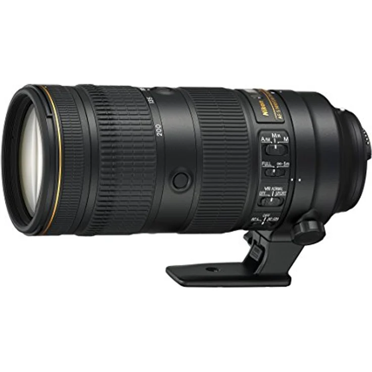 Nikon AF-S Nikkor 70-200 mm, 1:2.8E FL ED VR (inkl. HB-58 Gegenlichtblende mit CL-M2 Objektivbeutel) schwarz – Bild 2
