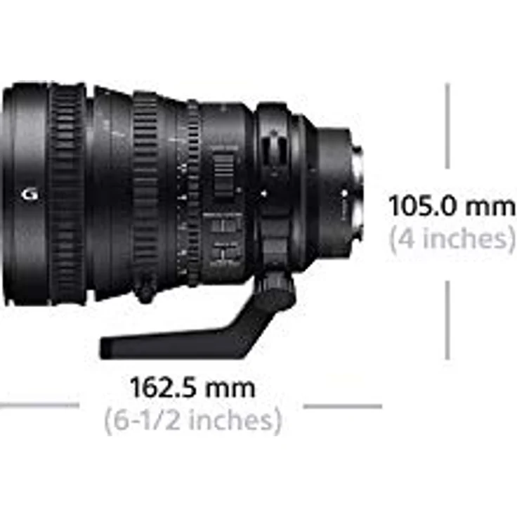 Sony SEL-P28135G G Powerzoom Video Objektiv (28-135 mm, F4, Vollformat, geeignet für A7, A6000, A5100, A5000 und Nex Serien, E-Mount) schwarz – Bild 4