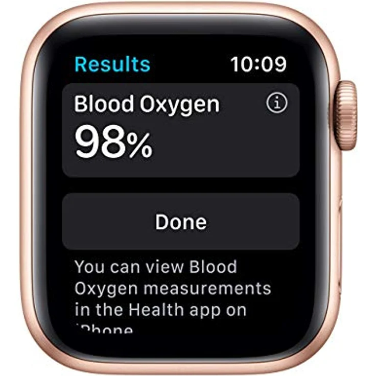 Apple Watch Series 6 (GPS, 40MM) Aluminiumgehäuse Gold, Always On Retina-Display, Rosa Sand Sportarmband, Blutsauerstoff- und EKG-Messung – Bild 2