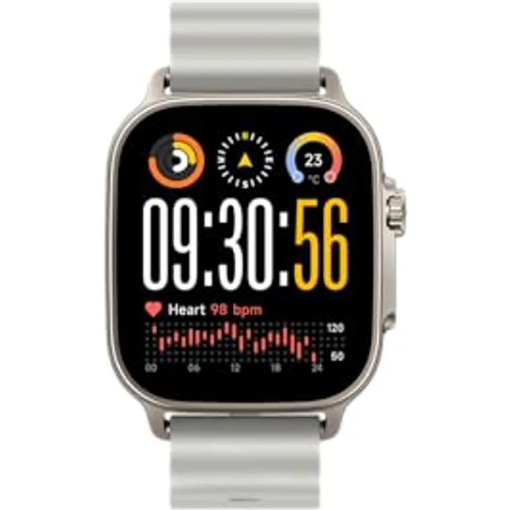 realme Watch 5 RMW2501, Smartwatch in Titan Silber mit fortschrittlichen Fitness- und Gesundheitsfunktionen