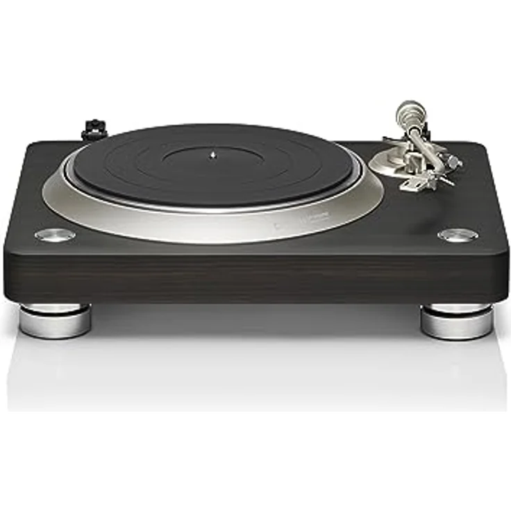 Denon Plattenspieler DP-3000NE (Modell 2023), moderner Plattenspieler für Schallplatten mit 33-1/3, 45 und 78 U/min, mattes dunkles Ebenholzfurnier, S-förmiger Tonarm – Bild 2