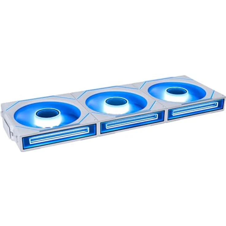 Lian Li UNI FAN SL-INF Wireless Lüfter, ARGB, PWM, 3er-Pack mit 2,4 GHz Controller, 120mm, weiß – Bild 5