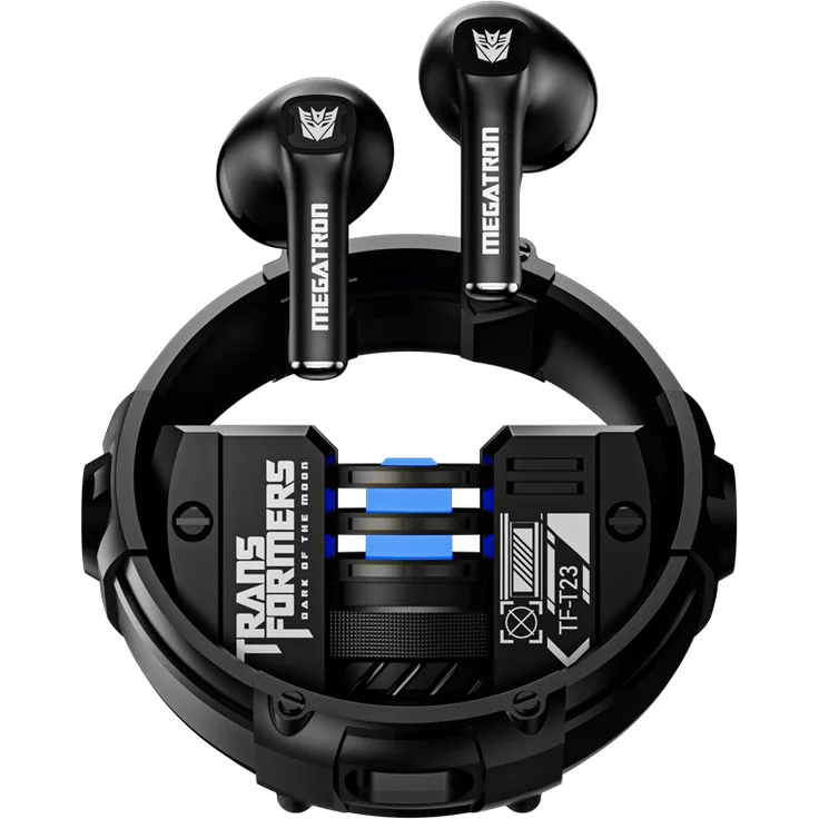 Kiano Transformers Bluetooth 5.4 In-Ear Kopfhörer, IPX5, 60h Akkulaufzeit, USB-C, Touch-Steuerung, Gaming & Sport Earbuds Schwarz