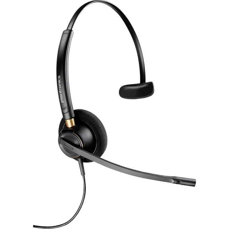 HP Poly EncorePro 510D, TAA On Ear Headset in Schwarz für hybride Arbeitsumgebungen und digitale Callcenter nutzen