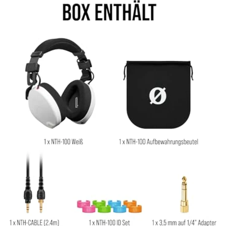 RØDE NTH-100 Studio-Kopfhörer - White Edition (Kabelgebunden), Kopfhörer, Weiss – Bild 9