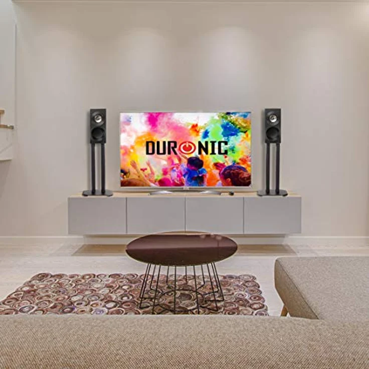 Duronic SPS1022 - 40 Twin Lautsprecherständer 40 cm schwarze Metall Basis / 40 cm Höhe / geeignet für Lautsprecher - Hi-Fi und Heimkinoanlagen. – Bild 7