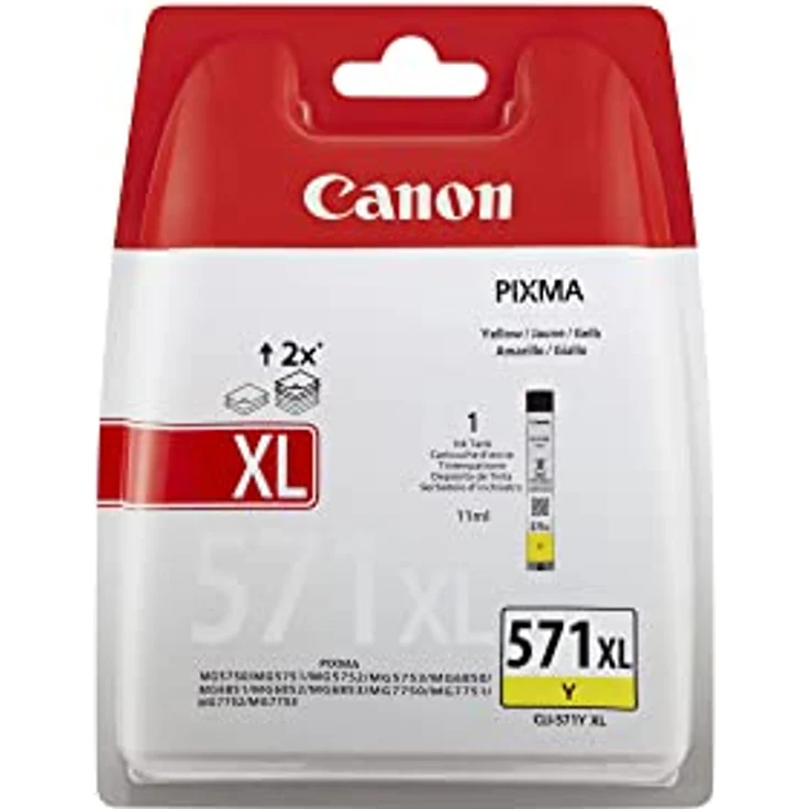 Canon CLI-571 YXL / 0334 C 004 Tintenpatrone yellow original – Bild 2