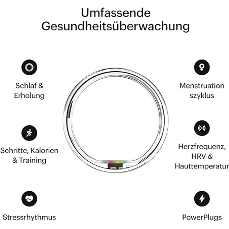 Ultrahuman Ring Air, Silber, Ringgröße 10, Wearable-Zubehör – Bild 3